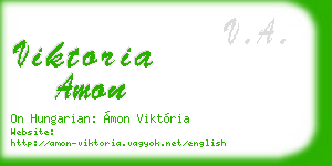 viktoria amon business card